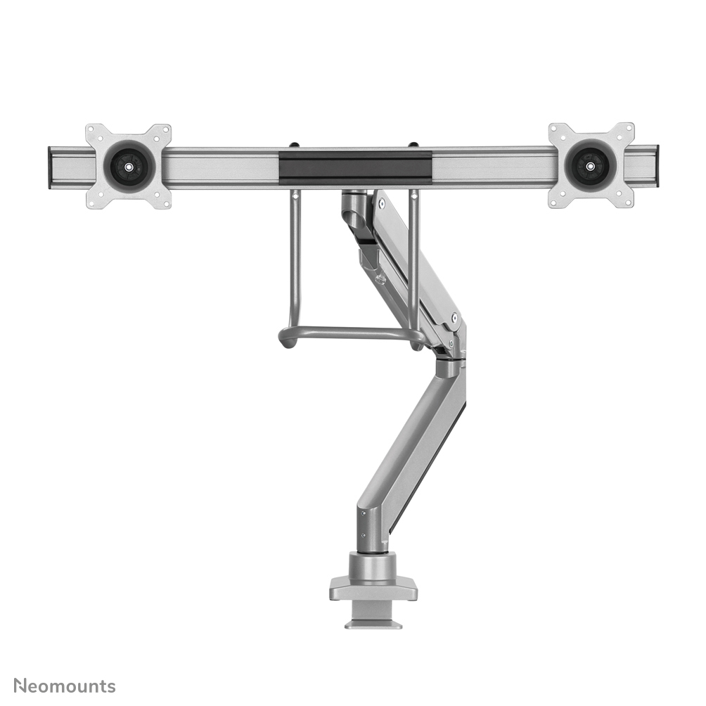Neomounts NM-D775DXSILVER Brazo de monitor 10-32" - resorte de gas - Topfix - Tope-a-180°